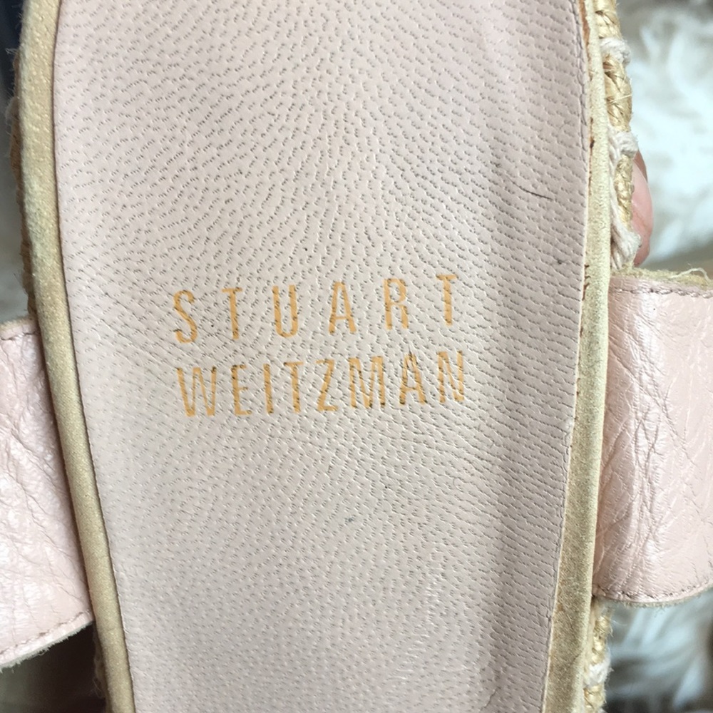 Stuart Weitzman Studded Platform Espadrille Wedge - image 3